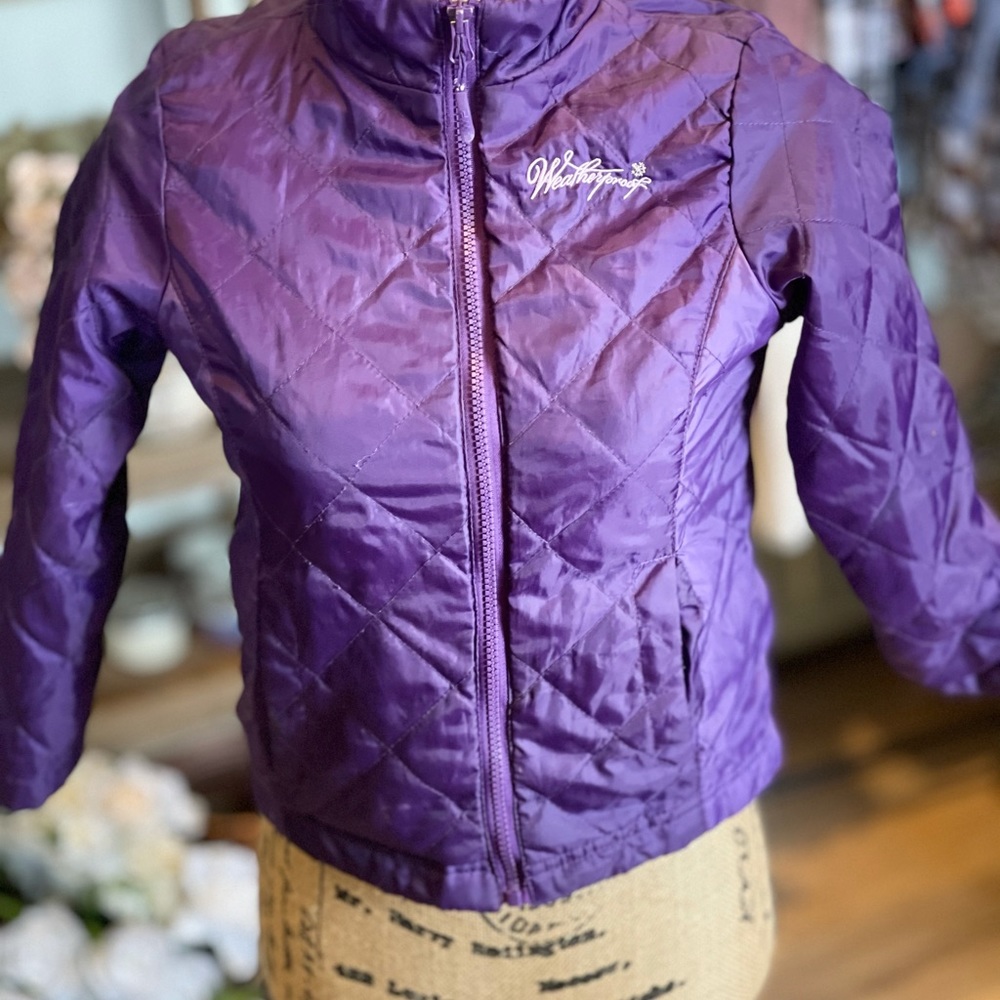 Weatherproof Kids Purple Puffer Jacket